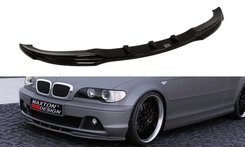 Offerta Splitter anteriore BMW 3 E46 COUPE FACELIFT MODEL nero opaco (Cod. BM-3-46F-CE-FD1T)
