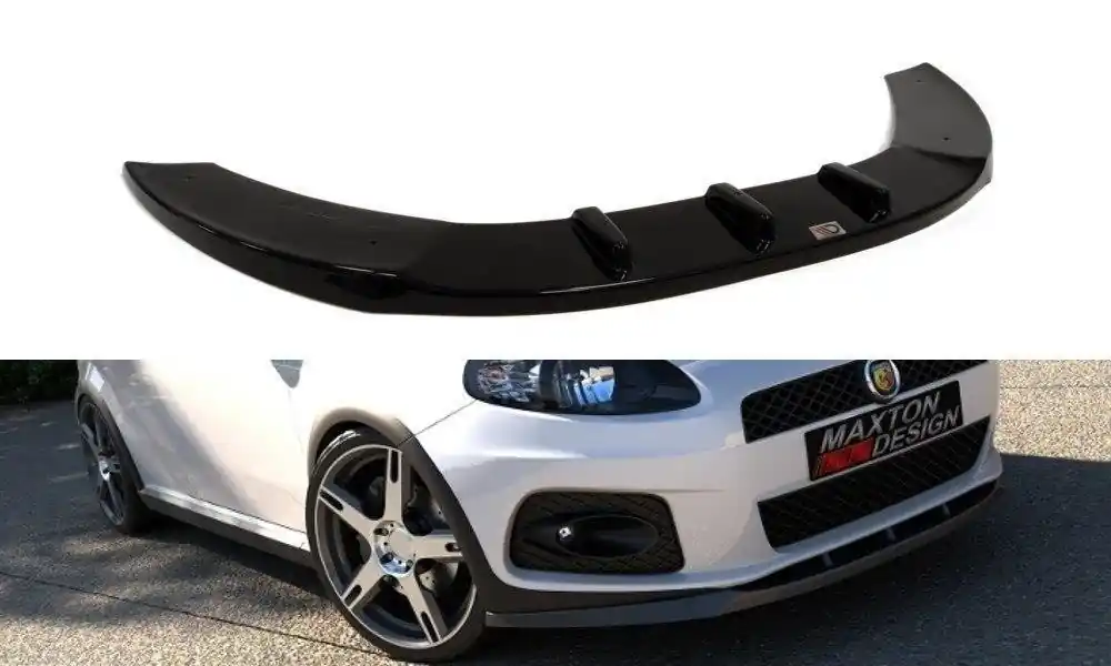 Splitter anteriore V.1 FIAT GRANDE PUNTO ABARTH nero opaco (Cod. FI-GP-ABARTH-FD1T) Promo Stagionale