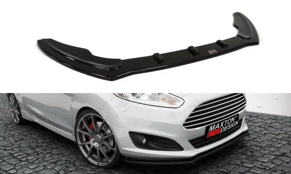 Economico Splitter anteriore Ford Fiesta Mk7 FL nero opaco (Cod. FO-FI-7F-FD1T)