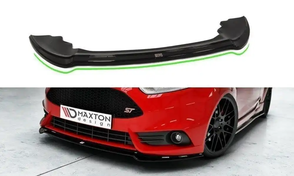 Spedizione Espresso Splitter anteriore V.3 Ford Fiesta ST Mk7 FL nero opaco (Cod. FO-FI-7F-ST-FD3T)