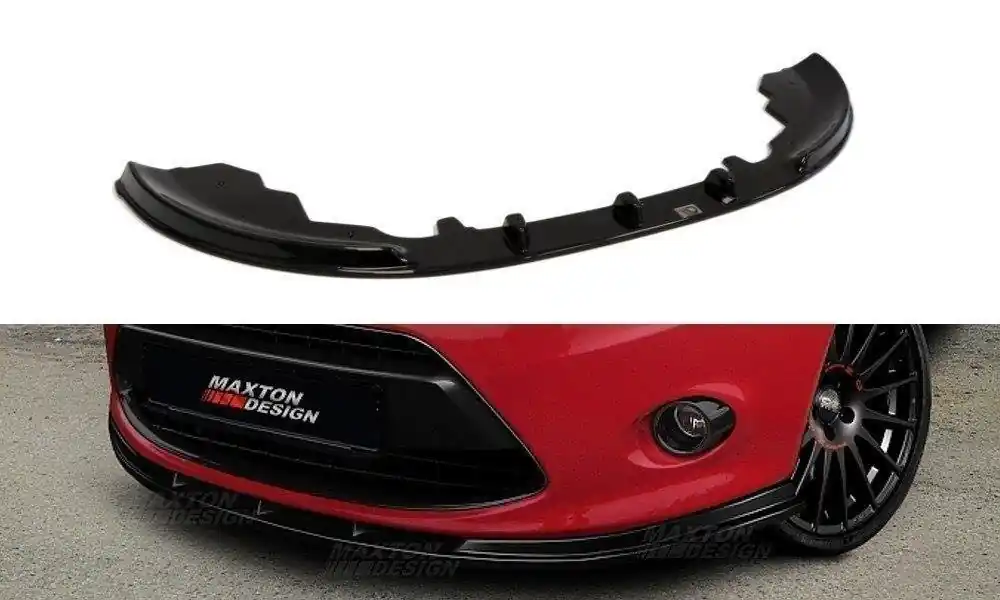 Spedizione Espresso Splitter anteriore Ford Fiesta Mk7 nero opaco (Cod. FO-FI-7-FD1T)