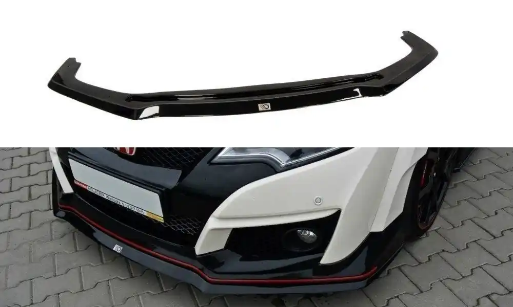 Non Perdere Splitter anteriore v.2 HONDA CIVIC IX TYPE R nero opaco (Cod. HO-CI-9-TYPE-R-FD2T)