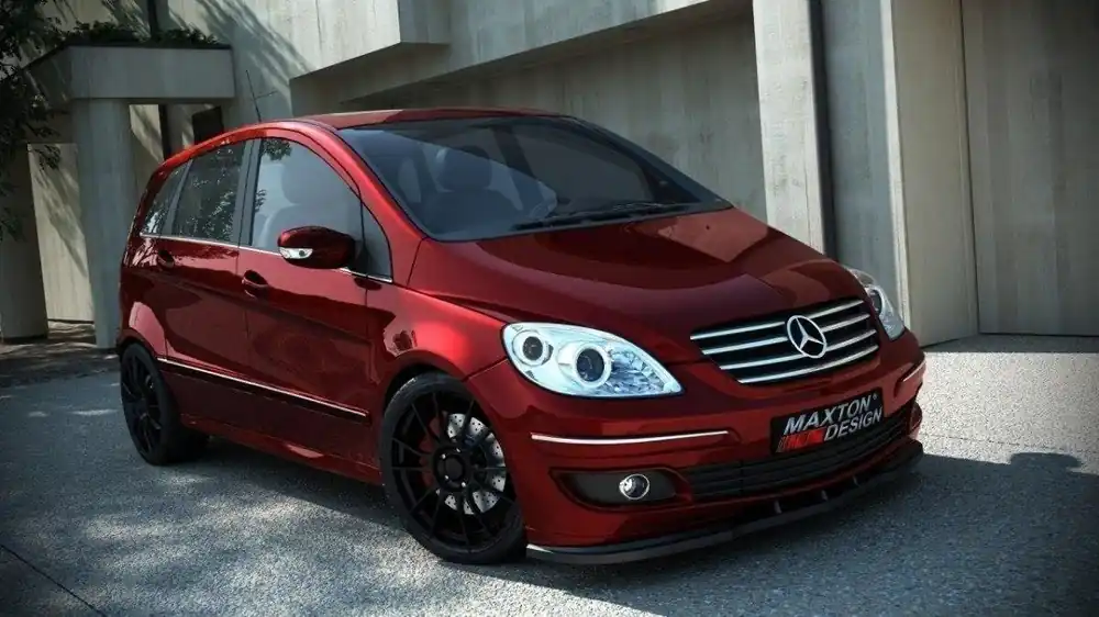 Splitter anteriore MERCEDES B-CLASS 245 nero opaco (Cod. ME-B-245-FD1T) Spedito Oggi