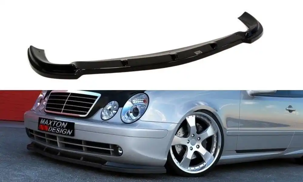 Economico Splitter anteriore MERCEDES CLK W208 (FOR W208 AMG) nero opaco (Cod. ME-CLK-208-AMG-FD1T)