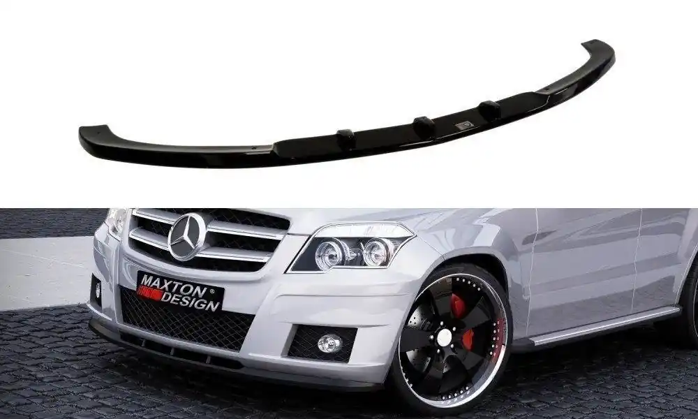 Splitter anteriore MERCEDES GLK W204 (FOR paraurti standard) nero opaco (Cod. ME-GLK-204-FD1T) Novità