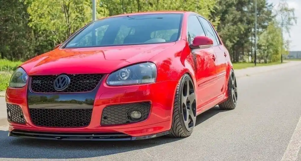 Economico Splitter anteriore VW GOLF V GTI (FOR GTI 30TH Spoiler paraurti anteriore) nero opaco (Cod. VW-GO-5-