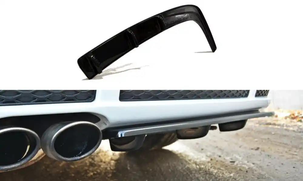 Splitter posteriore AUDI RS4 B5 (con barre verticali) nero opaco (Cod. AU-RS4-B5-RSD1+RD1T) Non Perdere