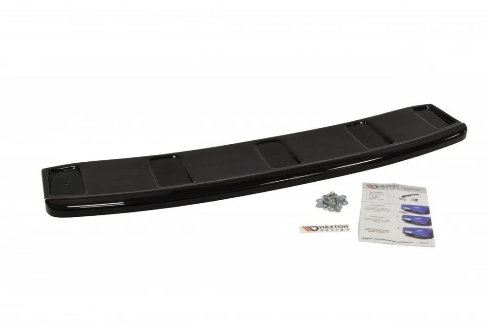 Promozione Esclusiva Splitter centrale posteriore Audi A7 S-Line C7 FL (senza barre verticali) nero opaco (Cod. AU-A7-1F-