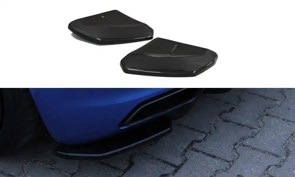 Esclusivo Splitters posteriori laterali Audi R8 Mk.2 nero opaco (Cod. AU-R8-2-RSD1T)