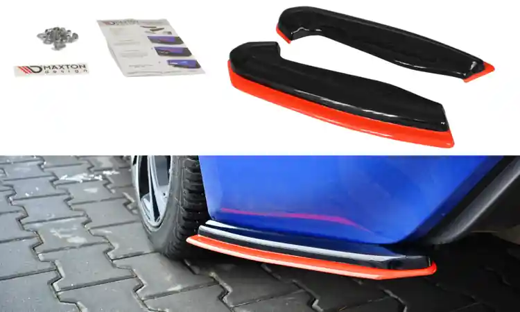 Promozione Esclusiva Splitters posteriori laterali V.2 SUBARU BRZ FACELIFT nero opaco (Cod. SU-BRZ-1F-RSD1RRED+RSD1T)