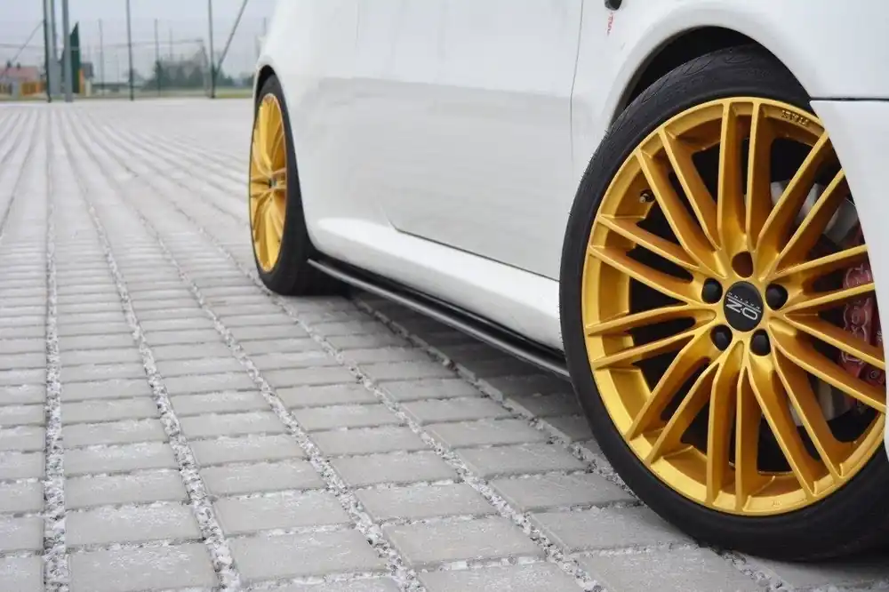 Nuovo Arrivo Diffusori minigonne Alfa Romeo GT nero opaco (Cod. AL-GT-SD1T)