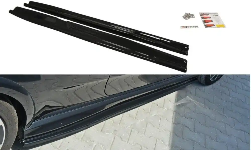 Prezzo Di Fabbrica Diffusori minigonne Fiat Punto Evo Abarth nero opaco (Cod. FI-PU-EVO-AB-SD1T)