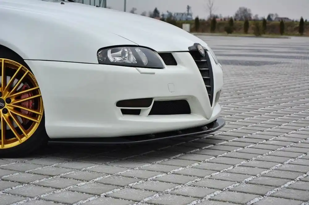 Spedizione Espresso Splitter anteriore V.1 Alfa Romeo GT nero opaco (Cod. AL-GT-FD1T)