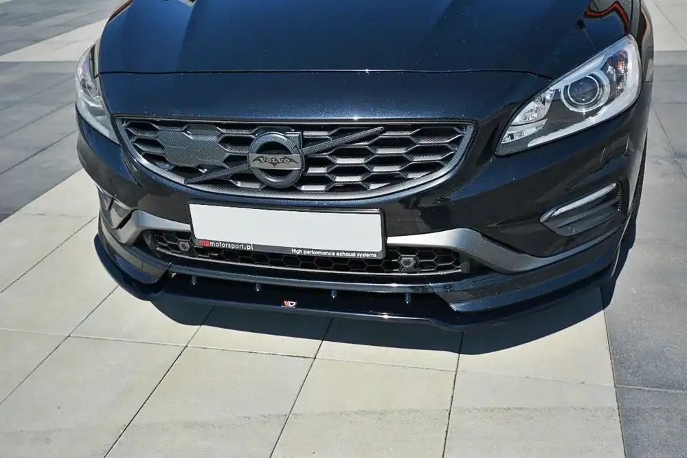Splitter anteriore V.1 Volvo V60 Polestar Facelift nero opaco (Cod. VO-V60-1F-PS-FD1T) Professionale