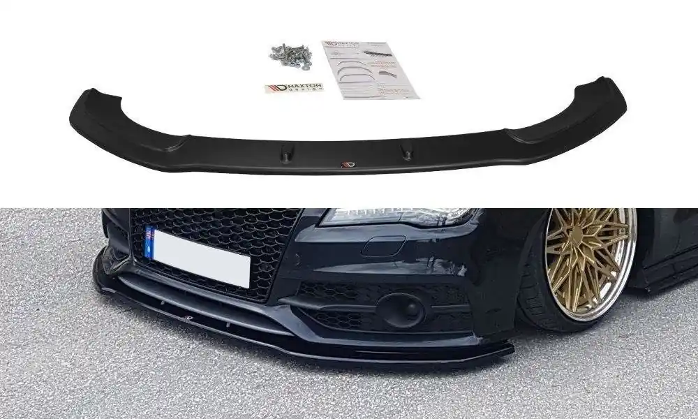 Splitter anteriore V.2 Audi S7 / A7 S-Line C7 nero opaco (Cod. AU-A7-1-SLINE-FD2T) Must-Have