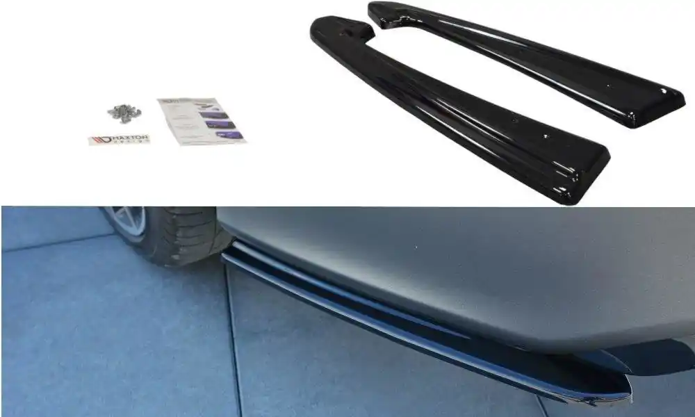 Splitters posteriori laterali Audi RS7 C7 FL nero opaco (Cod. AU-RS7-1F-RSD1T) Non Perdere