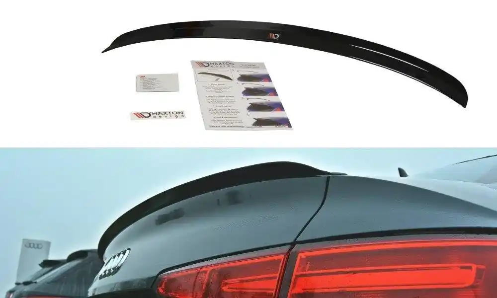 Spoiler Cap Audi A4 S-Line B9 berlina nero opaco (Cod. AU-A4-B9-SLINE-CAP1T) Offerta Speciale