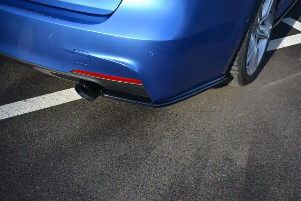 Splitters posteriori laterali BMW 3-SERIES F30 PHASE-II berlina M-SPORT nero opaco (Cod. BM-3-F30F-M Consegna Rapida