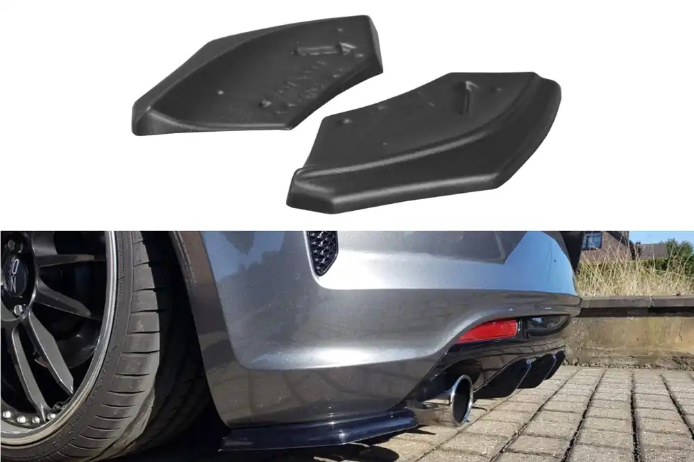Splitters posteriori laterali VOLKSWAGEN SCIROCCO MK.3 R FACELIFT nero opaco (Cod. VW-SC-3F-R-RSD1T) Bestseller