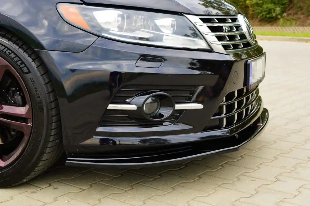 Prezzo Conveniente Splitter anteriore VOLKSWAGEN CC R-LINE nero opaco (Cod. VW-CC-1F-RLINE-FD1T)