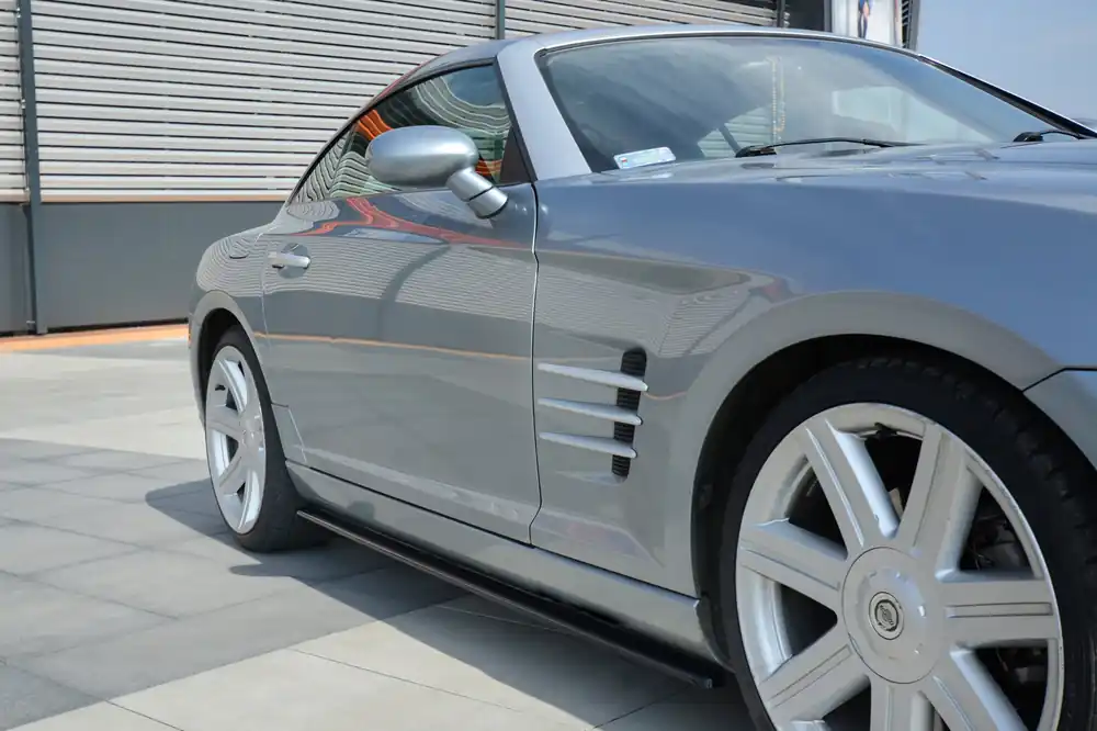 Diffusori minigonne CHRYSLER CROSSFIRE nero opaco (Cod. CHR-CR-SD1T) Direttamente Dal Produttore
