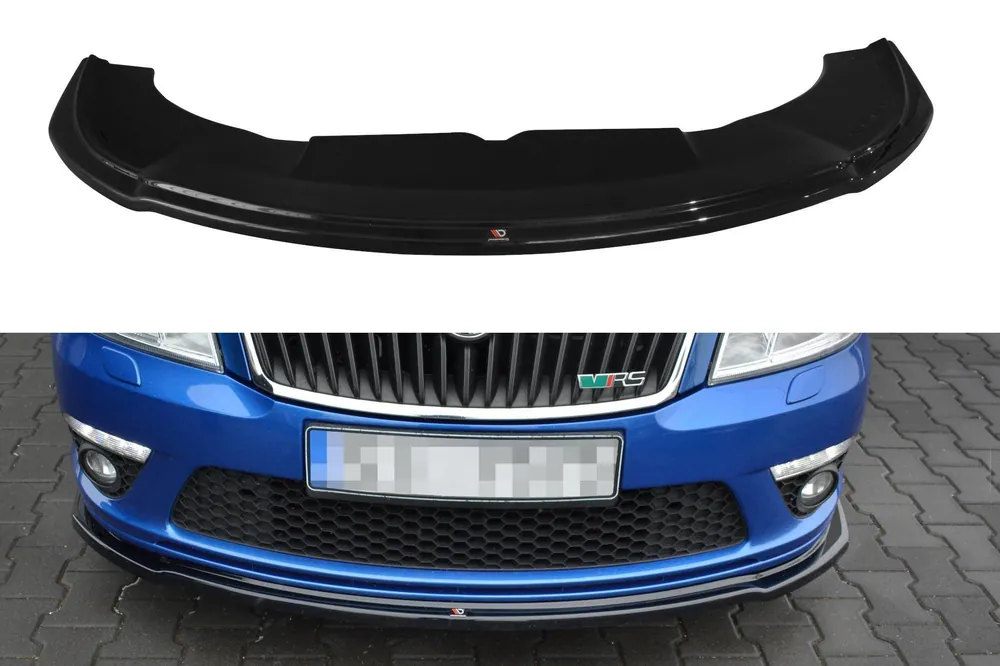 Soddisfatti O Rimborsati Splitter anteriore V.2 Skoda Octavia RS Mk2 FL nero opaco (Cod. SK-OC-2F-RS-FD2T)