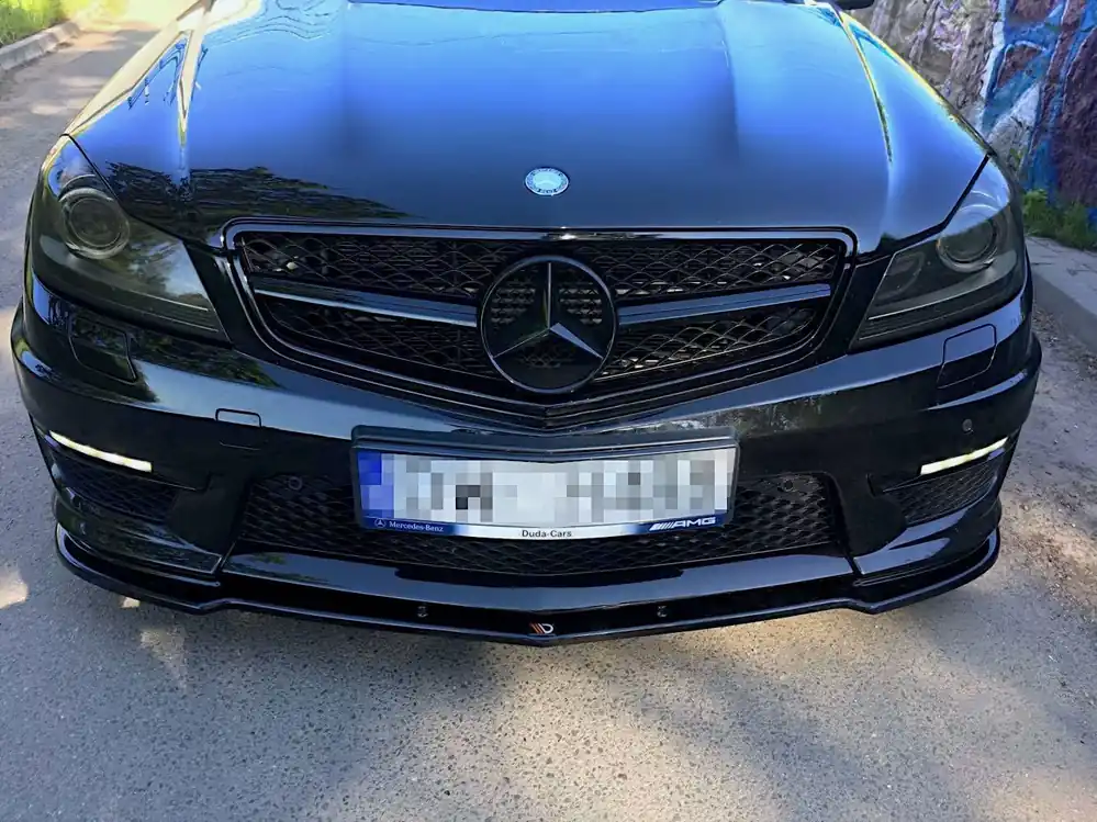 Splitter anteriore MERCEDES-BENZ AMG C63 W204 FACELIFT nero opaco (Cod. ME-C-204F-AMG-FD1T) Compra Oggi Stesso