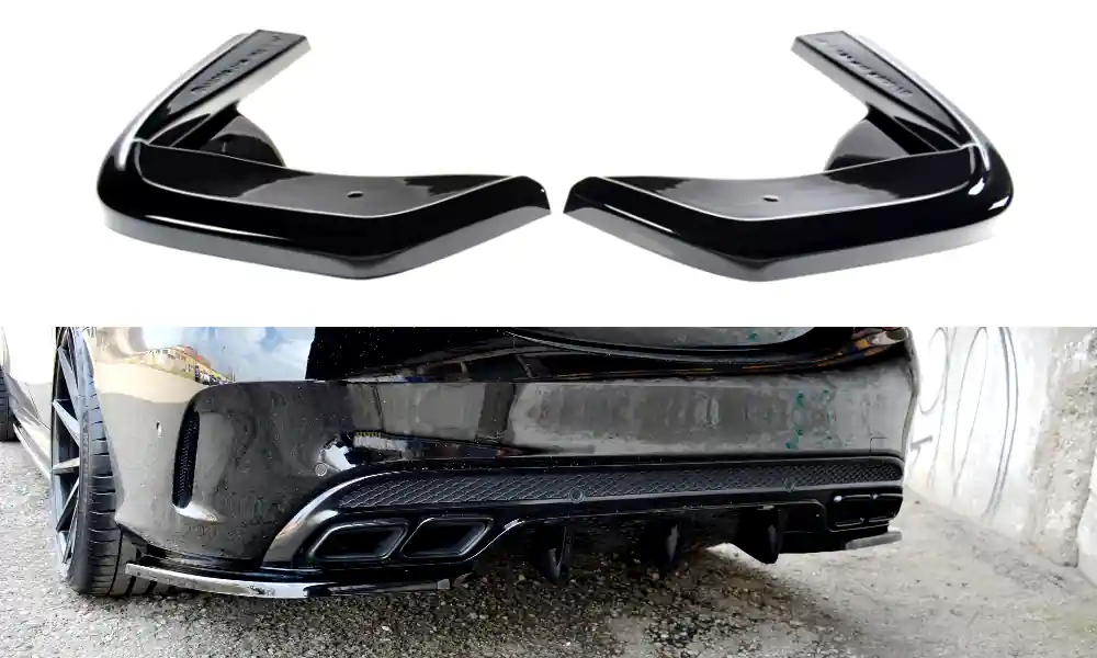 Must-Have Splitters posteriori laterali MERCEDES- BENZ C43 AMG W205 nero opaco (Cod. ME-C-205-AMG-RSD1T)