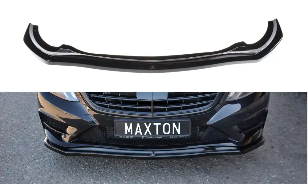 Consegna Rapida Splitter anteriore V.1 MERCEDES-BENZ S-CLASS AMG-LINE W222 nero opaco (Cod. ME-S-222-AMGLINE-FD1T)