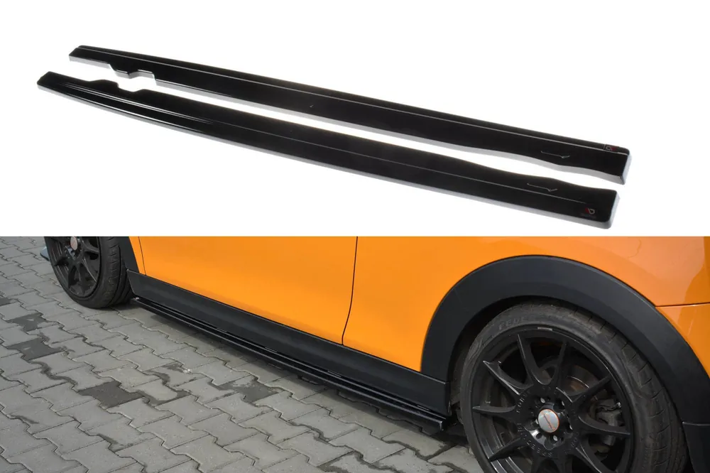 Diffusori minigonne MINI COOPER S MK3 PREFACE 3-DOOR (F56) nero opaco (Cod. MC-S-3-56-SD1T) Non Perdere
