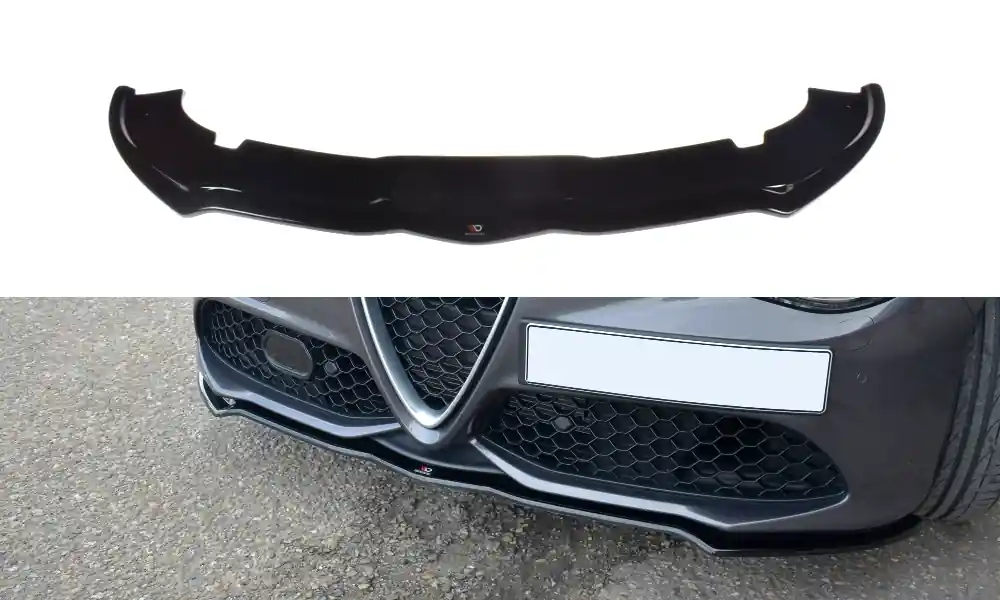 Splitter anteriore V.1 ALFA ROMEO GIULIA VELOCE nero opaco (Cod. AL-GI-1-VEL-FD1T) Saldi