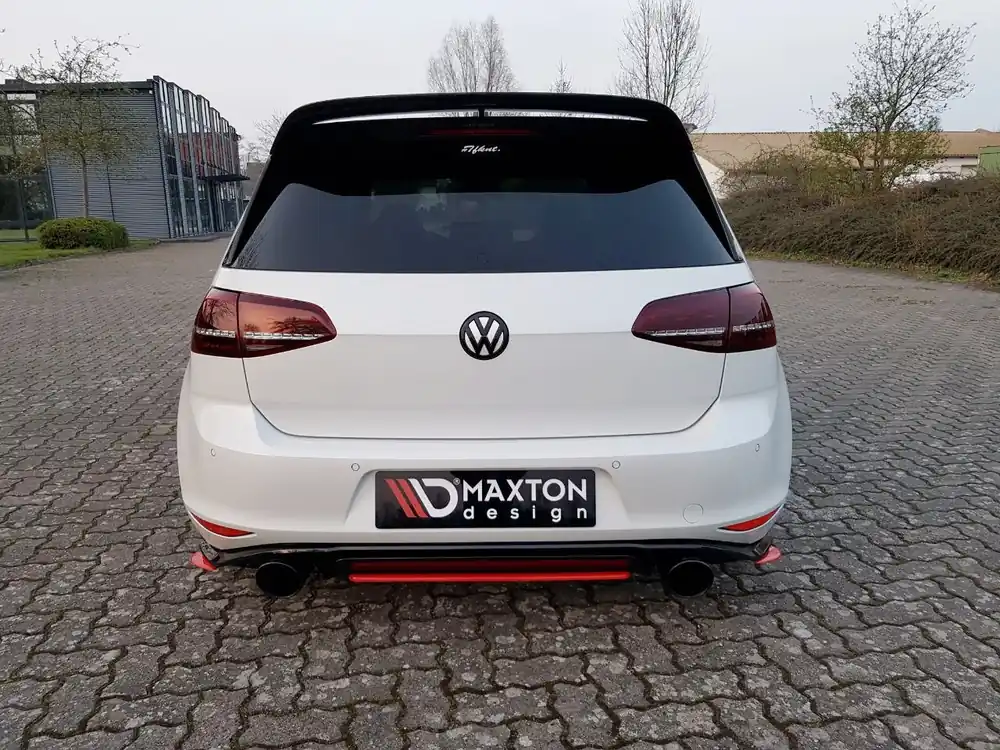 Scelto Dai Clienti Splitter centrale posteriore VW GOLF Mk7 GTI CLUBSPORT nero opaco (Cod. VW-GO-7-GTI-CS-RD1T)