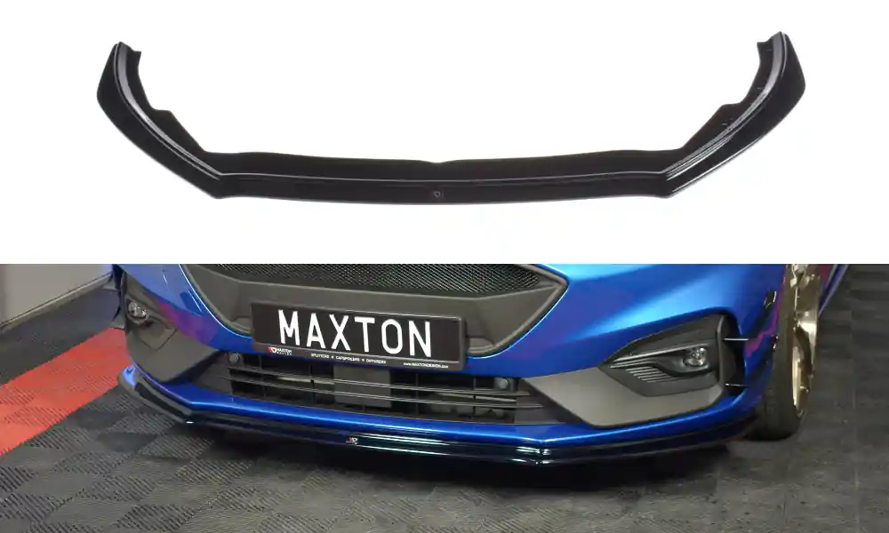 Ultima Occasione Splitter anteriore V.4 Ford Focus ST / ST-Line Mk4 nero opaco (Cod. FO-FO-4-STLINE-FD4T)
