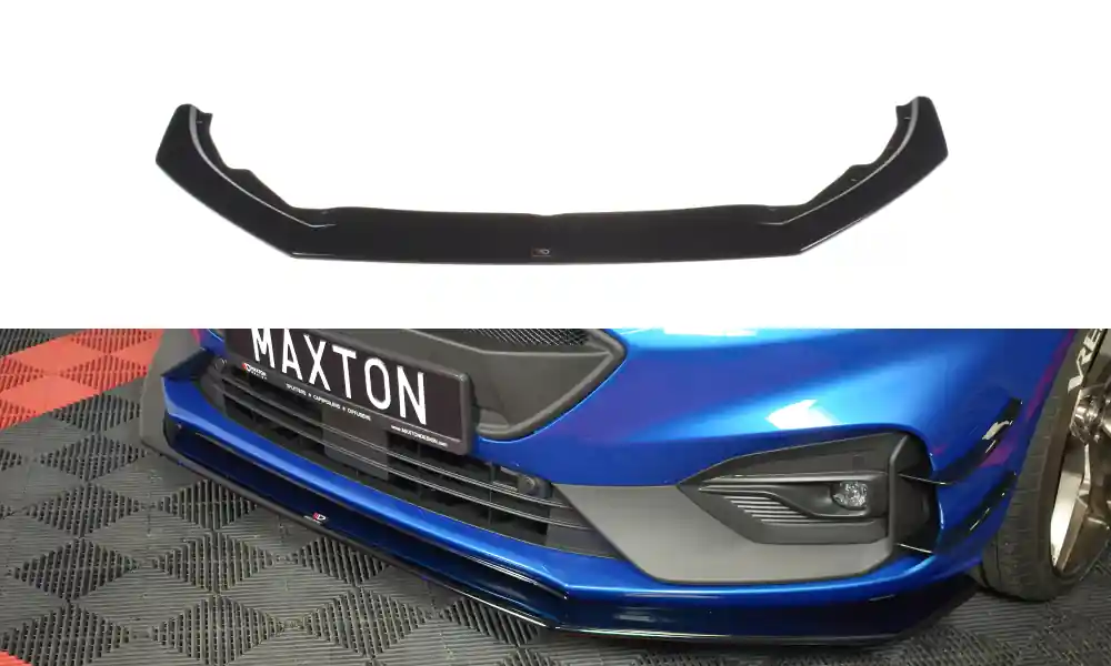 Splitter anteriore V.6 Ford Focus ST / ST-Line Mk4 nero opaco (Cod. FO-FO-4-STLINE-FD6T) Ultima Occasione