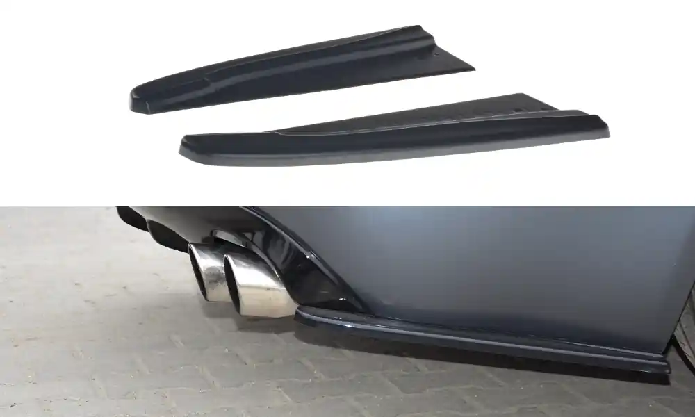 Splitters posteriori laterali JAGUAR XF- R nero opaco (Cod. JA-XFR-1-RSD1T) Occasione Imperdibile