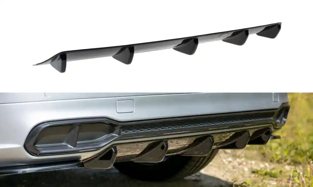 Novità Sottoparaurti posteriore Audi SQ5/Q5 S-line MkII nero opaco (Cod. AU-SQ5-2-RS1T)