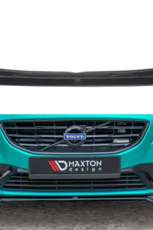 Vendita Finale Splitter anteriore Volvo V40 R-design nero opaco (Cod. VO-V40-2-RDESIGN-FD1T)
