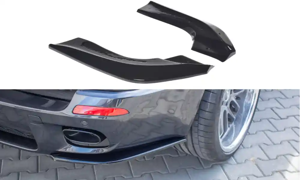 Splitters posteriori laterali for BMW X5 E70 Facelit M-pack nero opaco (Cod. BM-X5-70F-MPACK-RSD1T) Esclusivo