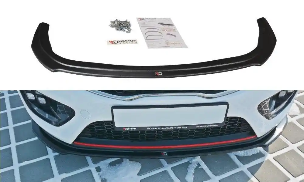 Splitter anteriore V.1 KIA CEE‘D / PRO CEE‘D GT MK2 nero opaco (Cod. KI-CE-2-GT-FD1T) Più Venduto