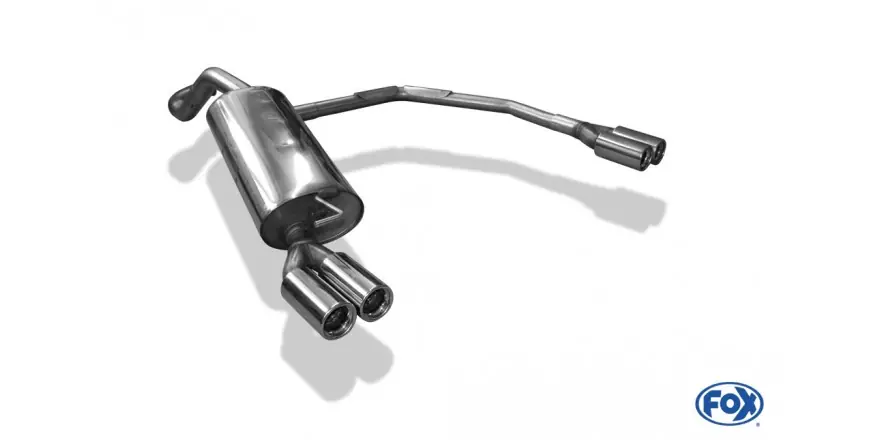 Bestseller Silenziatore finale Audi A3 tipo 8L uscita dx/sx Ø63,5mm - 2x76 tipo 13 dx/sx (Cod. AU050074-068)