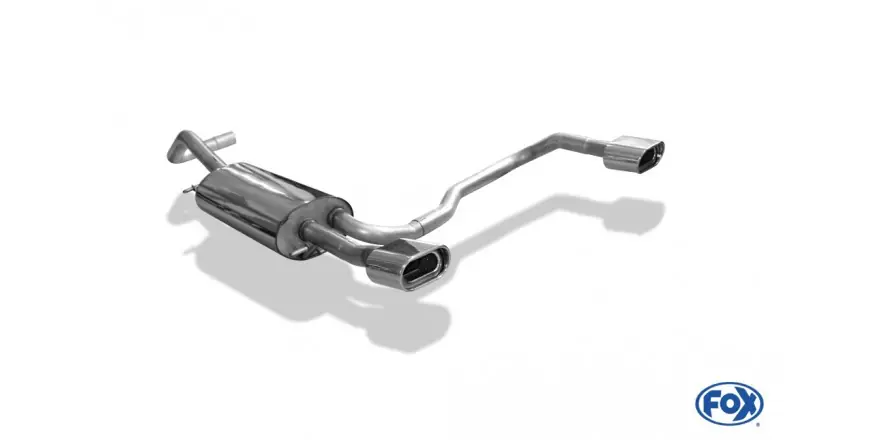 Silenziatore finale Audi A4 tipo B5 uscita destra/sinistra - 135x80 tipo 53 destra/sinistra (Cod. AU Super Prezzo