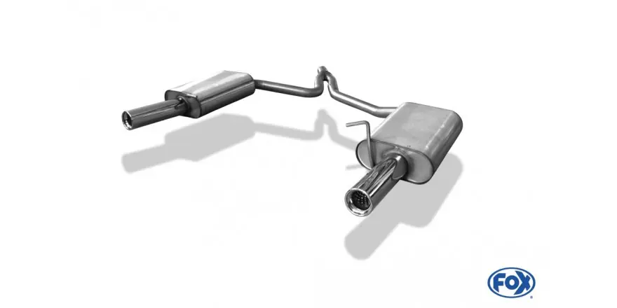 Silenziatore finale Audi A4 tipo B6 destro/sinistro - 1x76 tipo 13 destro/sinistro (Cod. AU061021-06 Ultimissimo Modello