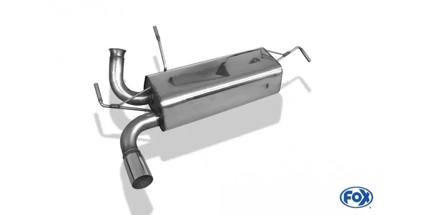 A Buon Prezzo Silenziatore finale a croce Peugeot 206 RC - 1x76 tipo 10 (Cod. PE021087-007)
