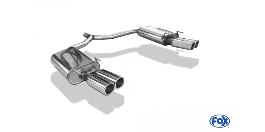 Opel Vectra c Caravan Silenziatore finale DESTRA / Doppio flusso sinistro - 2x78x75 tipo 70 a destra Novità