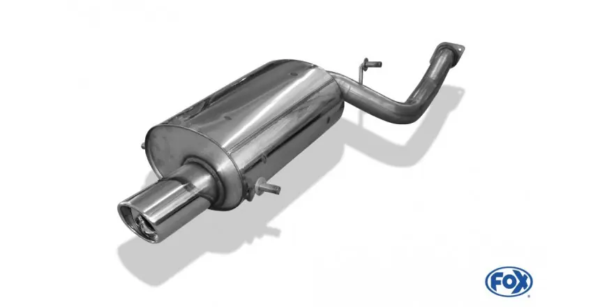 Esclusivo Subaru Impreza - GD / GG Silenziatore finale Ø63,5mm - 1x100 Tipo 17 (Cod. SU040021-153)