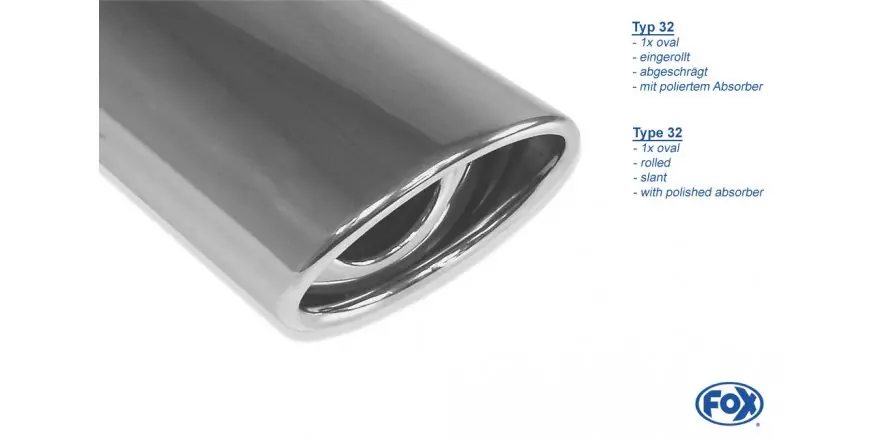 Offerta Del Giorno Silenziatore finale Citroen ZX - 115x85 Tipo 33 (Cod. CI040001-367)