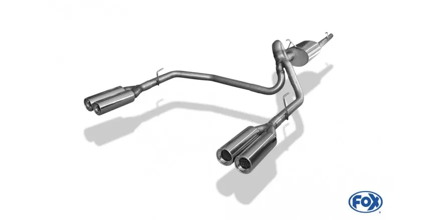 Offerta Limitata DODGE RAM 1500 Mezzo sistema dal convertitore catalitico - 2x100 Tipo 13 Giusto / a sinistra (Cod. D