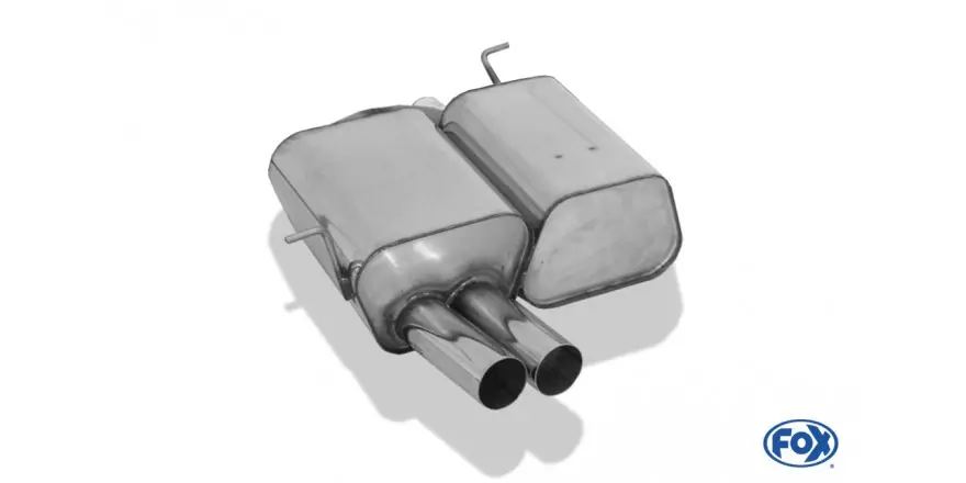 Prezzo Ridotto Silenziatore finale BMW E46 316Ti/ 318Ti/ 325Ti - 2x80 tipo 10 (Cod. BM022102-008)