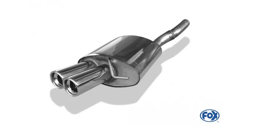 VW Passat 3C / 3C CC Silenziatore finale Ø63,5mm - 2x90 tipo 17 (Cod. VW024022-152) Offerta Del Giorno