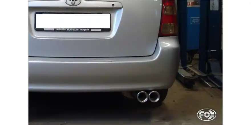 TOYOTA COROLLA E12 STATION STATION SILENCER FINALE - 2x80 tipo 13 (Cod. TO012021-070) Nuova Collezione